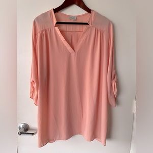 Peach blouse